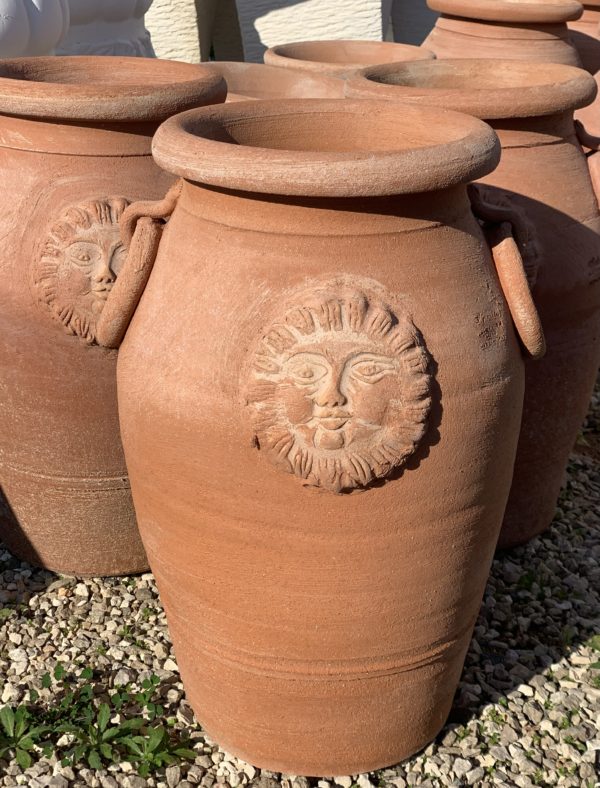 Vaso in terracotta astri sole - immagine 2