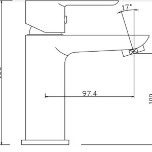 Miscelatore lavabo SEVEN