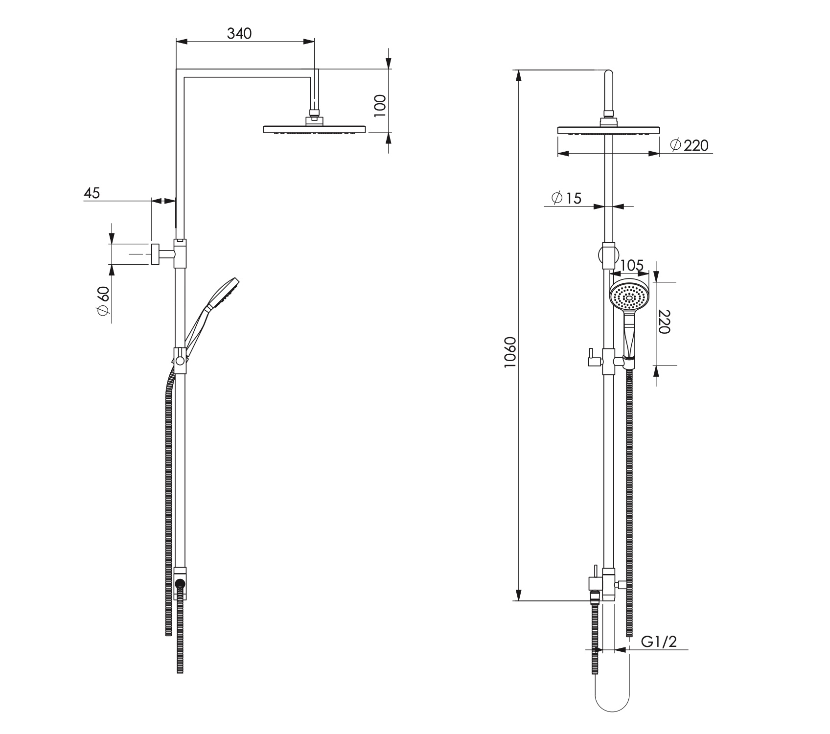 Colonna doccia PAVONE Shower Tech - immagine 2