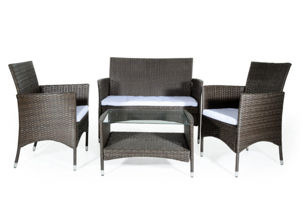 Set Caprera Naturale in polyrattan - immagine 3