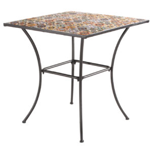 Tavolo mosaico quadrato FLOWER