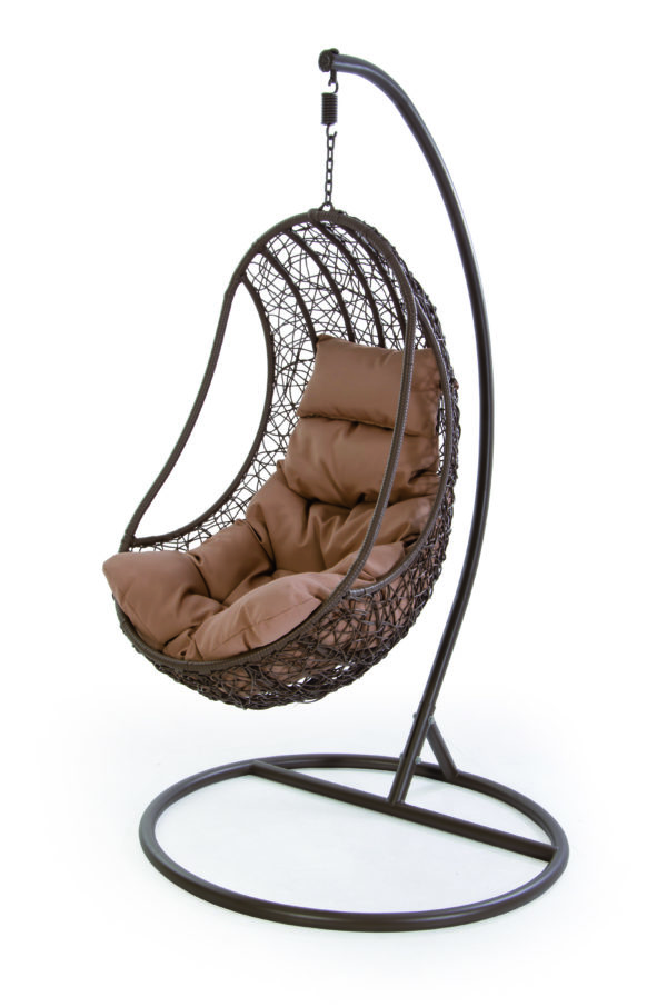 Poltrona PENSILE a goccia in polyrattan - immagine 3