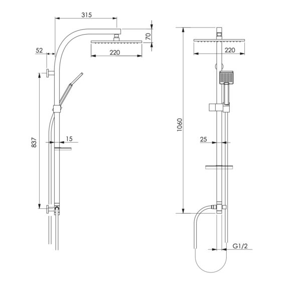 Colonna doccia NESEA Shower Tech - immagine 2