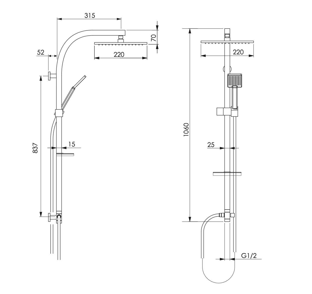 Colonna doccia NESEA Shower Tech - immagine 2