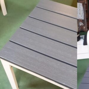 Salotto acciaio polywood “GIADA” Papillon – Antracite