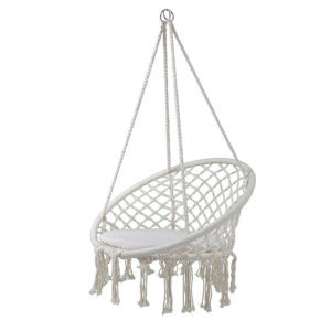 Sedia a dondolo MACRAME