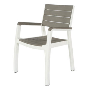 Sedia in resina con braccioli HARMONY