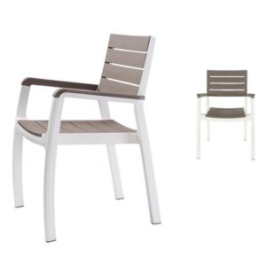 Sedia in resina con braccioli HARMONY