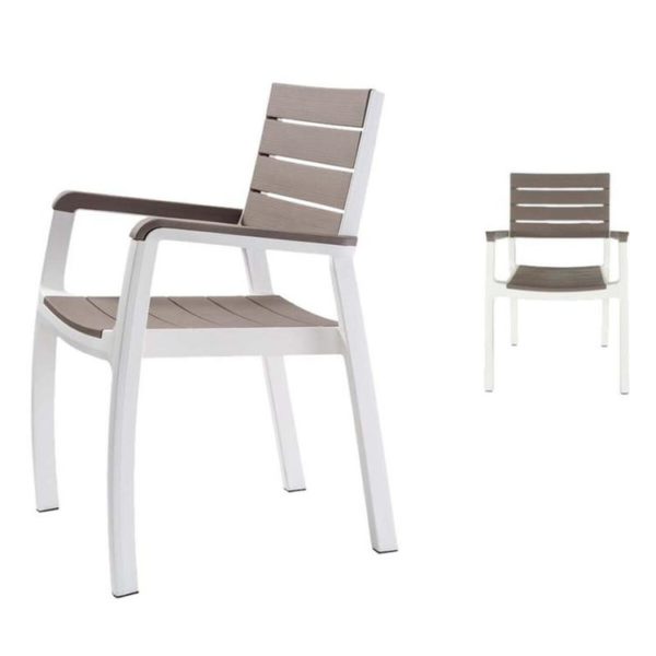 Sedia in resina con braccioli HARMONY - immagine 2