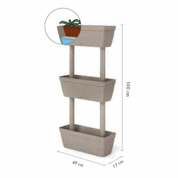 Fioriera da giardino Kit 3 pz - immagine 2