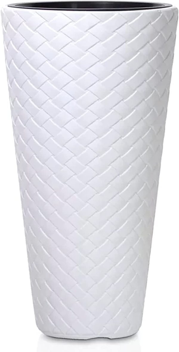 Vaso MATUBA alto bianco - immagine 3