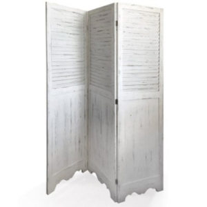 Paravento SHABBY Bianco