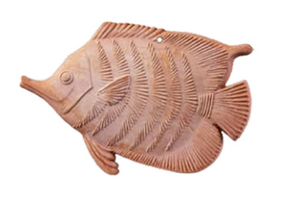 Pesce grande in terracotta 22 cm