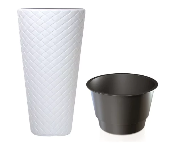 Vaso MATUBA alto bianco