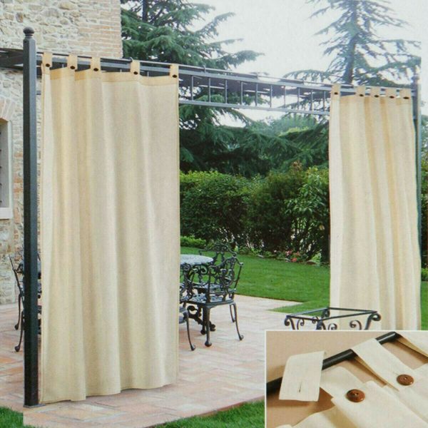 Tenda per Gazebo A Bretella Cm.160X270H Ecru - immagine 4