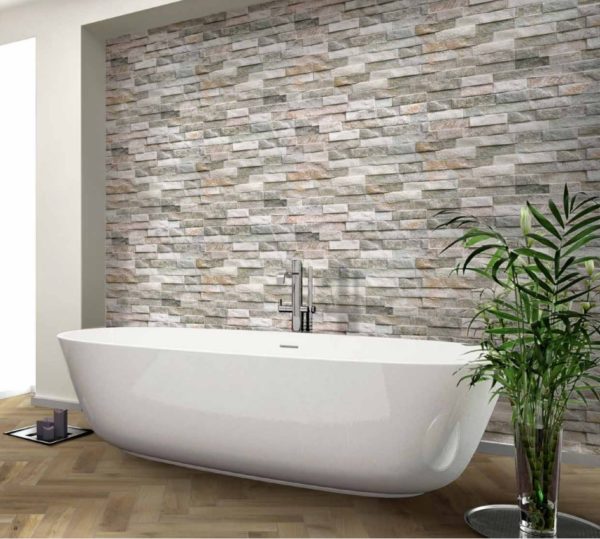 Keradom Rock Green 7,5x38,5 tridimensionale - immagine 3