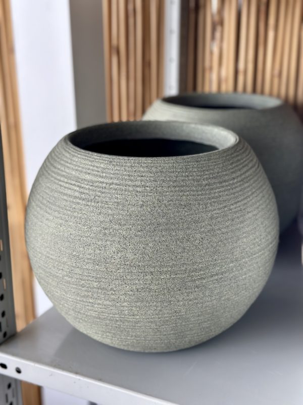 Vaso Sfera Rigata Shabby cm30 Telcom