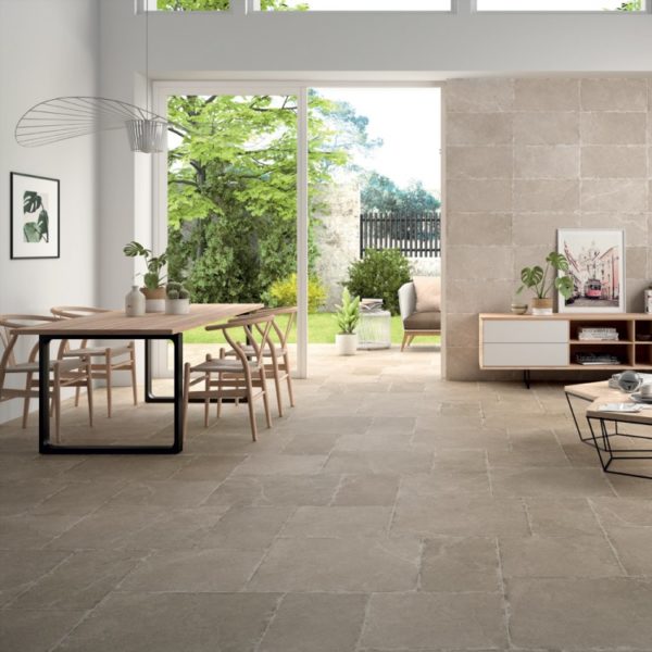 Pavimento effetto pietra Beige Pulse ceramiche - immagine 2