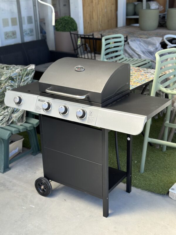 Sandrigarden Barbecue Cuba a Gas 3 Fuochi 1 Fornello 11.6 kw