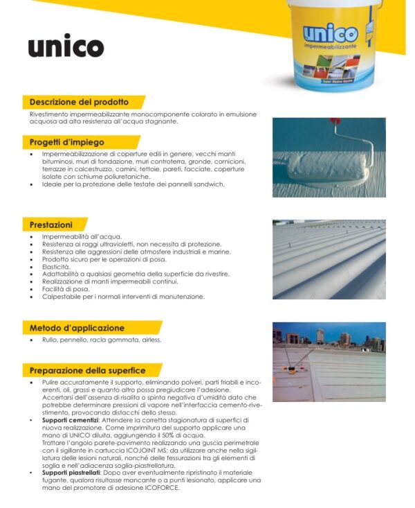 Unico Impermeabilizzante Super Resina Impermeabile Liquida - immagine 10
