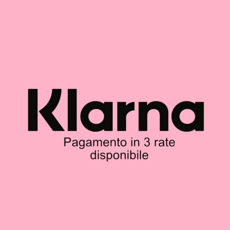 Paga in 3 rate con Klarna