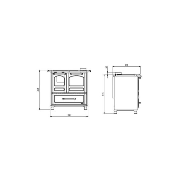 Cucine a Legna Family 4,5 La Nordica Extraflame - immagine 6