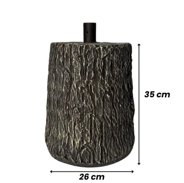 Base tronco per albero di Natale marrone scuro | Xone - immagine 4