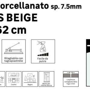 Rivestimento Allis Beige 30,5X61