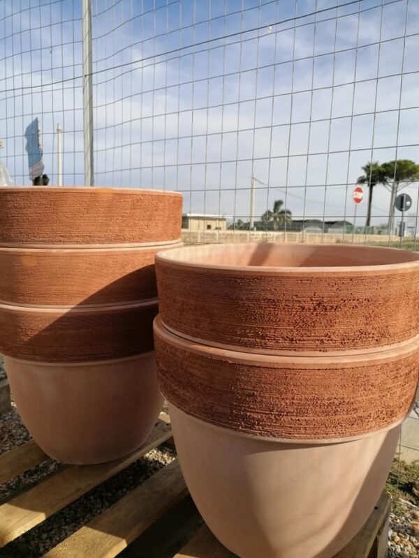 Vaso Patavium Graffiato in terracotta - immagine 3