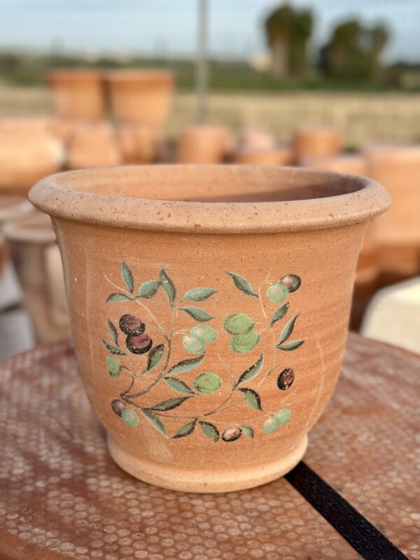 Vaso in terracotta a campana Olive h24cm