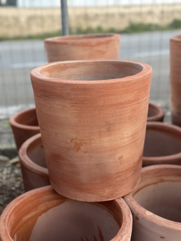 Vaso rotondo Moderne in terracotta h30cm