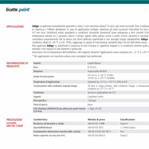 Idropittura ADIGE di LICATA extra traspirante professionale