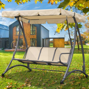 Dondolo Crevan 3 posti colore beige