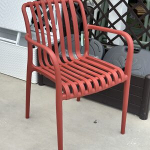 Sedia in resina da esterno Nives Verdelook Terracotta