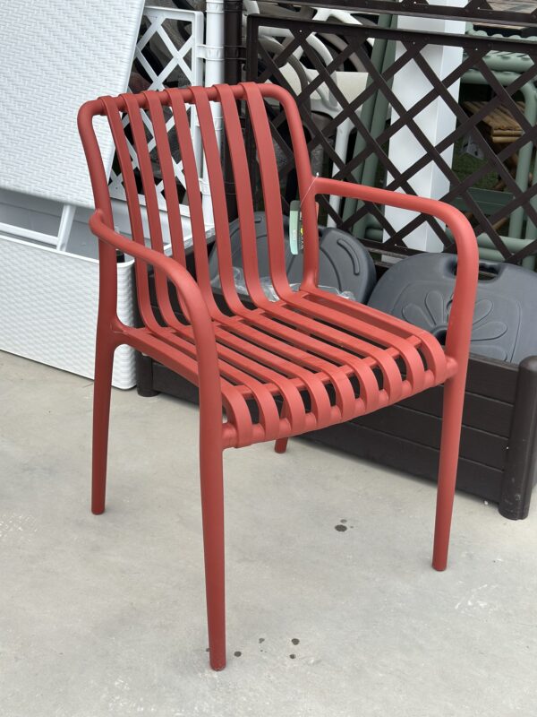 Sedia in resina da esterno Nives Verdelook Terracotta - immagine 2