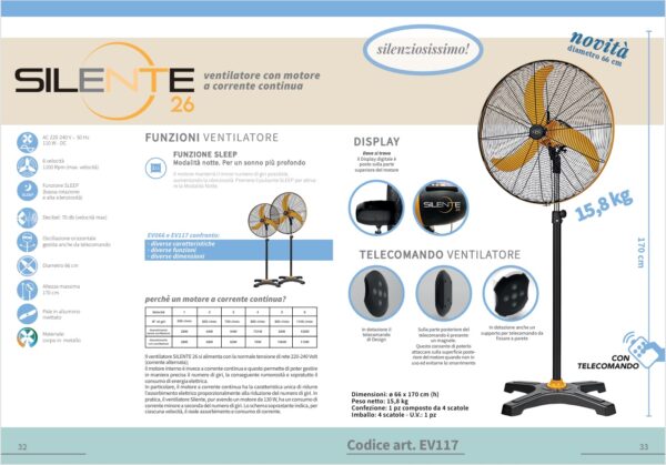 Ventilatore professionale SILENTE 26 per ambienti grandi CFG - immagine 3