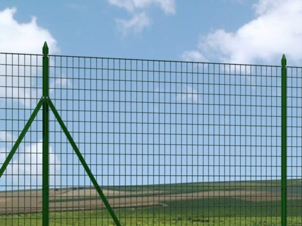 Recinzione in ferro zincato nudo o plastificato verde - immagine 12