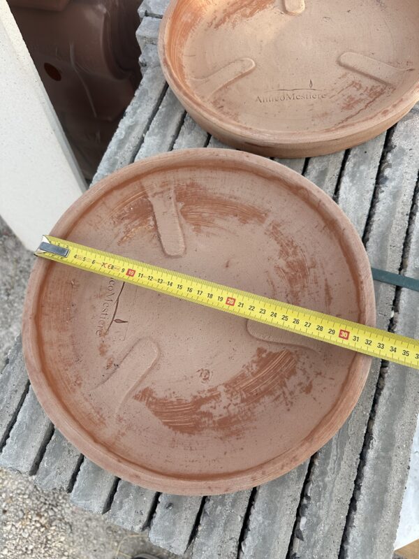 Sottovaso in terracotta diametro esterno 33 - immagine 3