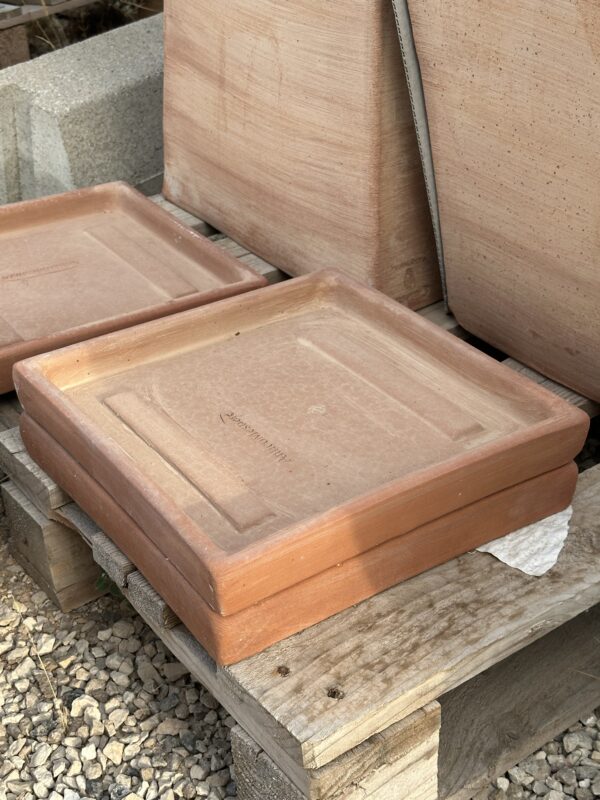 Sotto Vaso in terracotta quadrato 30x30
