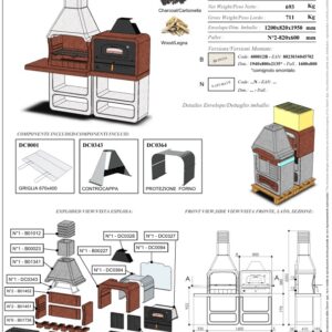 Forno e Barbecue Portofino Sarom