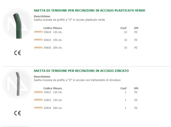 Recinzione in ferro zincato nudo o plastificato verde - immagine 6
