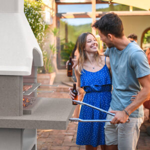 Barbecue Adige legna e carbonella di Sarom