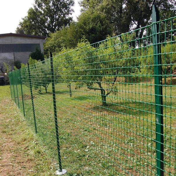 Recinzione in ferro zincato nudo o plastificato verde - immagine 7