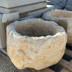 Vaso Mortaio in cemento effetto pietra
