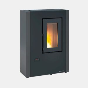 Stufa a pellet LUISELLA 5.0 MAXI ermetica ventilata, slim