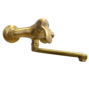 Miscelatore a muro Lavello serie Duna colore bronzo 70150BR