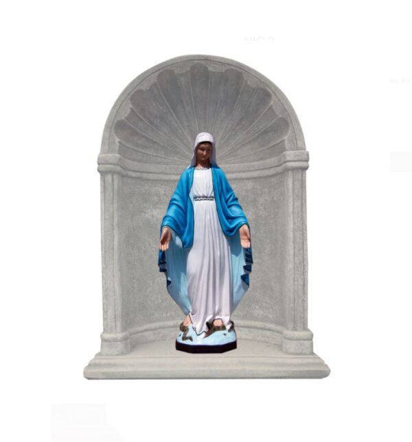 Nicchia per Madonnina o Santi in calcestruzzo H93