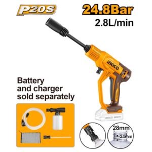 Idropulitrice a batteria mobile INGCO 24,8 BAR 20V