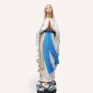 Statua Madonna Lourdes in vetroresina