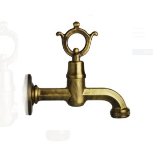 Rubinetto in ottone bronzato da 1/2″ in finitura anticato R6